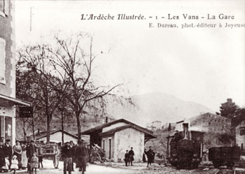 Lorsque la station était... ferrovière